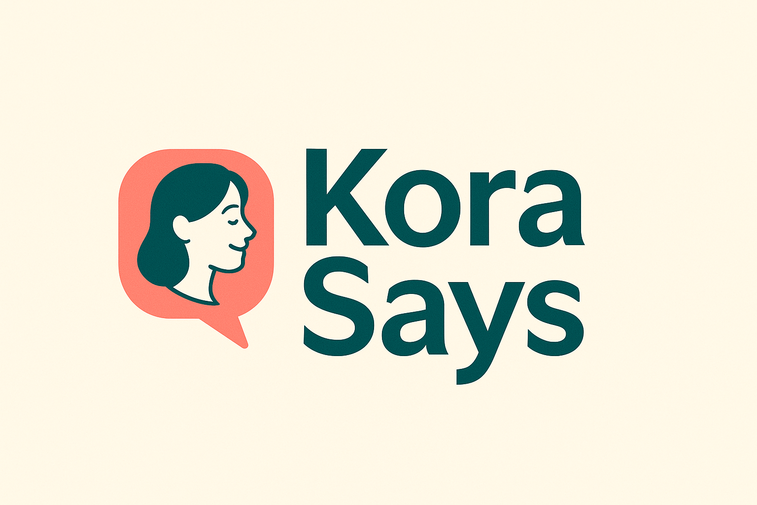 Kora Says Logo